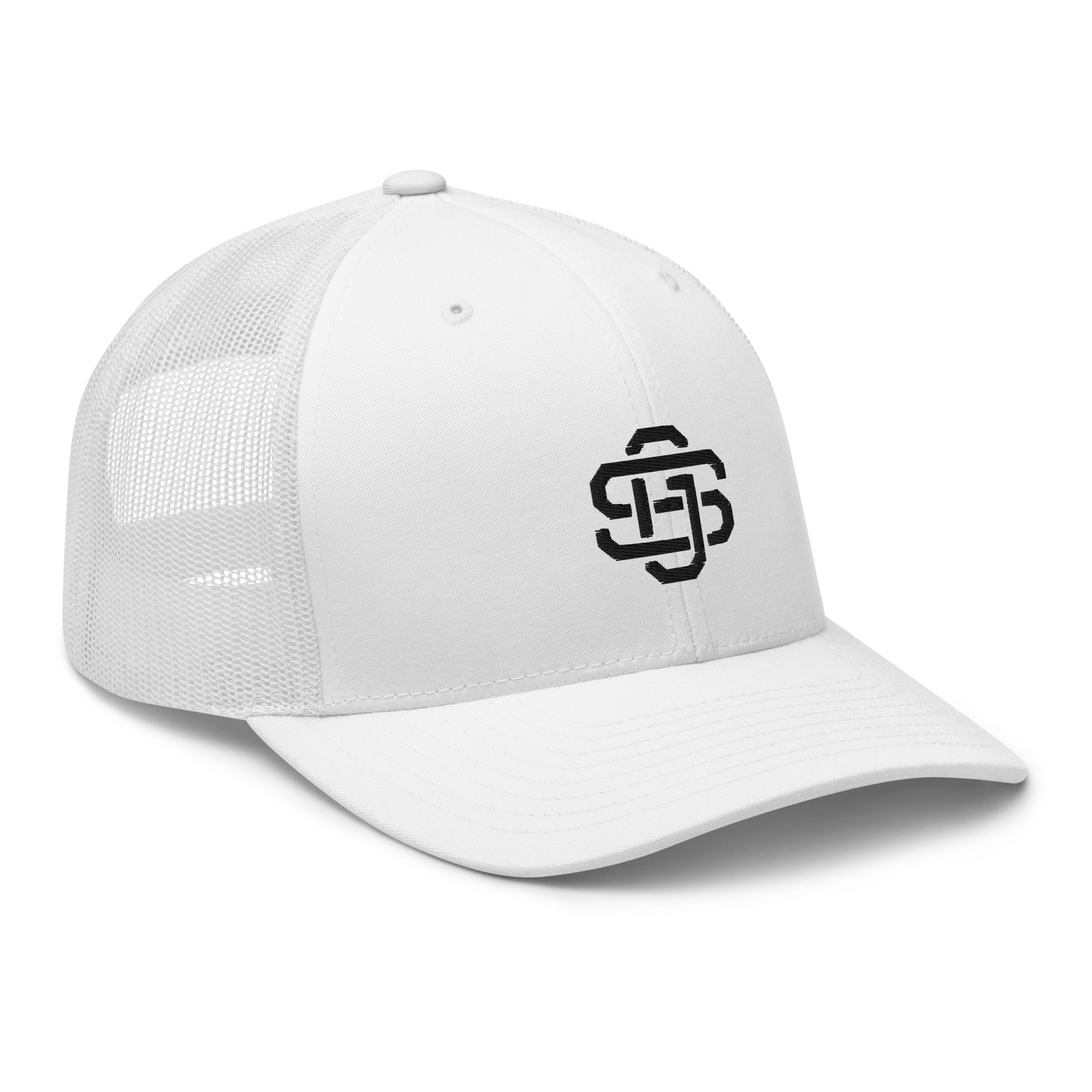 Monogram Trucker, Black – SOLO Golf Co.